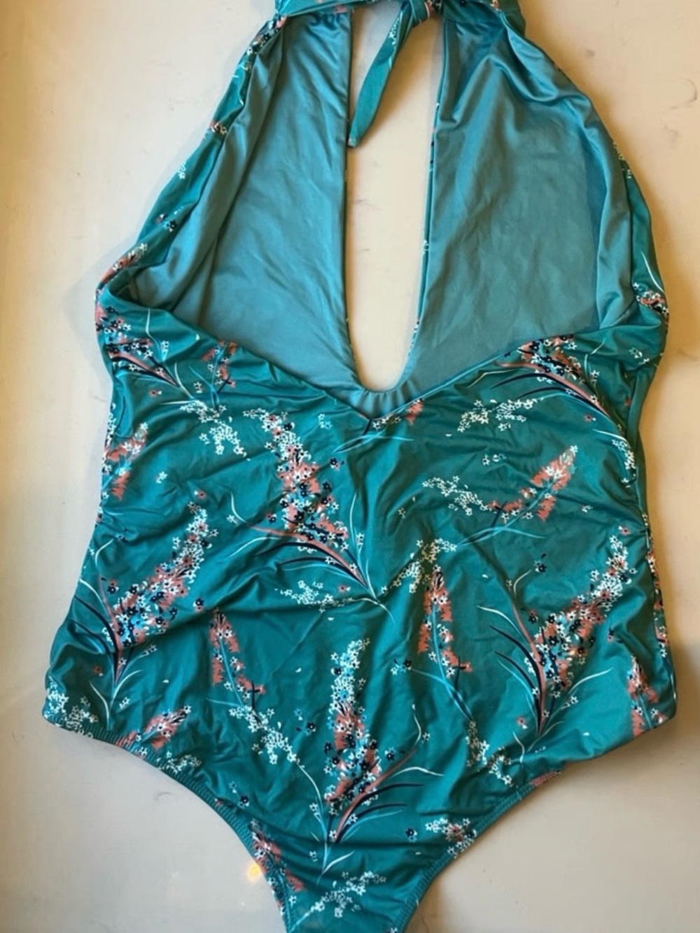 Beach Riot Floral Mojito One Piece Medium Pre-Owned - Picture 4 of 4